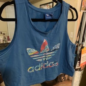 Adidas Colorful Cropped Workout Tank